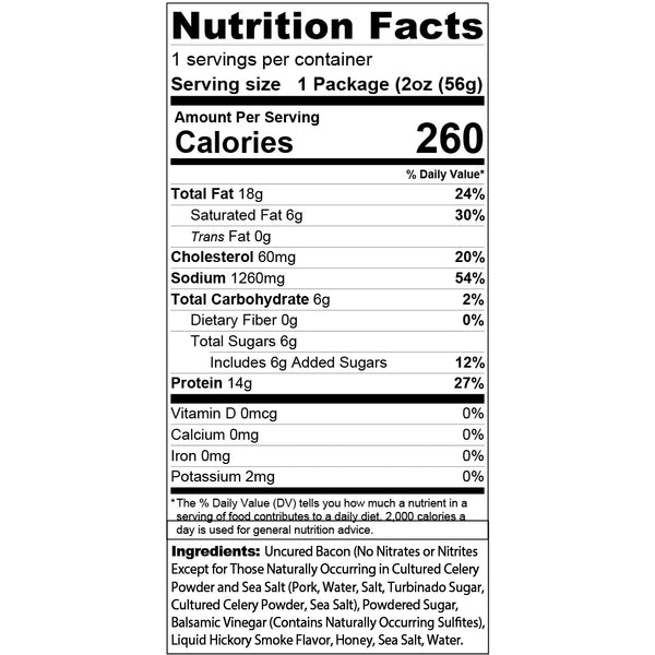 Breakfast Style Bacon Jerky