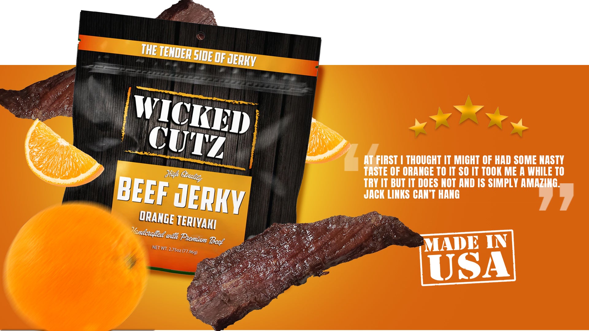 Orange Teriyaki Beef Jerky